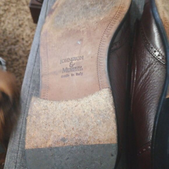 Johnston & Murphy Mens SZ 8.5M Loafer Tassle Wingtip - Picture 7 of 10